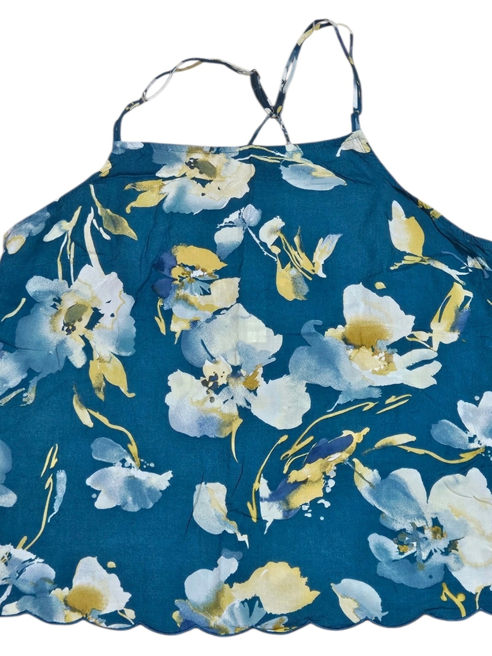 stars above Teal Floral Two-Piece Pajama Set - Picture 4 of 11